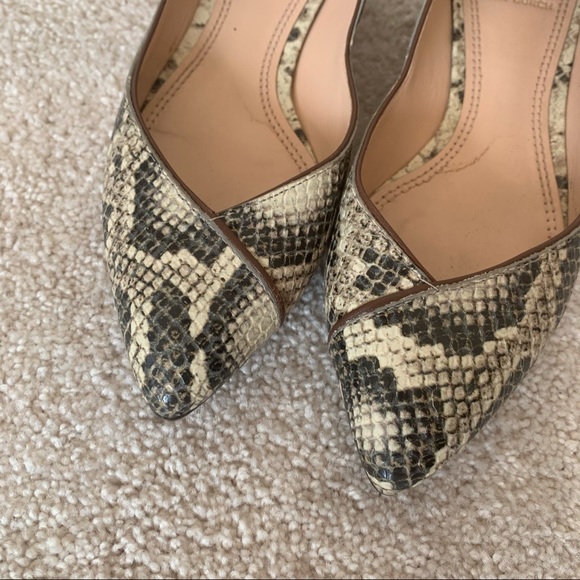 Tory Burch SnakeSkin pointed Toe Flats Size 5.5 - Picture 13 of 15